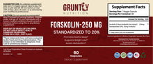Load image into Gallery viewer, Forskolin - 250 mg (20%)
