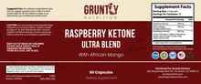 Load image into Gallery viewer, Raspberry Ketone Ultra Blend - 500mg
